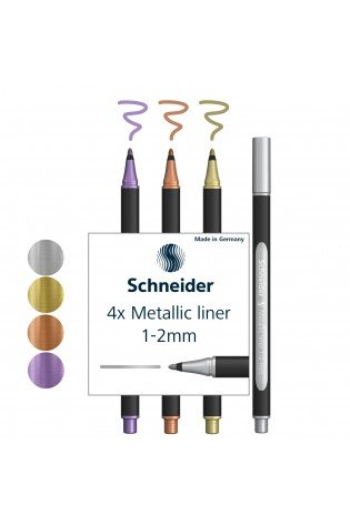 Žymekliai Paint-lt 020 1-2mm 4vnt mix bls
