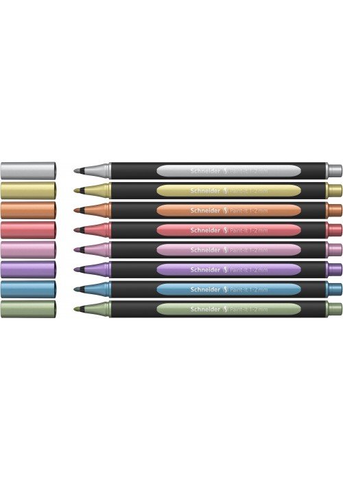 Žymekliai Paint-lt 020 1-2mm 8vnt mix bls
