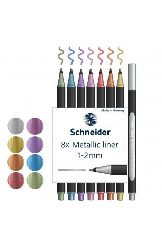 Žymekliai Paint-lt 020 1-2mm 8vnt mix bls