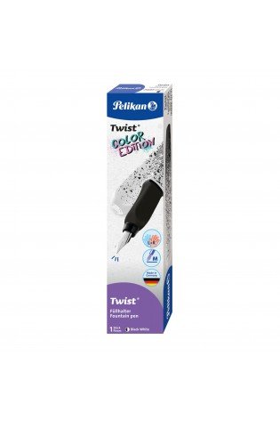 Plunksnakotis TWIST P457M juodas-baltas
