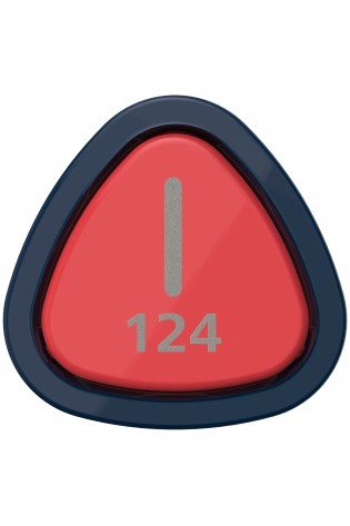 Šerdelė Paint-It 040 apvaliu galiuku, raudona 124