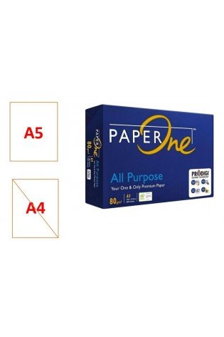 Kopijavimo popierius PaperOne, A5, 500 lapų