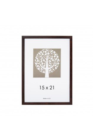 Rėmelis A5 15x21cm tamsaus medžio sp.