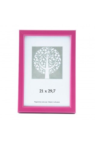 Rėmelis A4 21x30cm rožinės sp.
