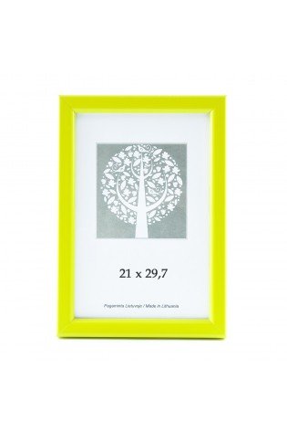 Rėmelis A4 21x30cm geltonas