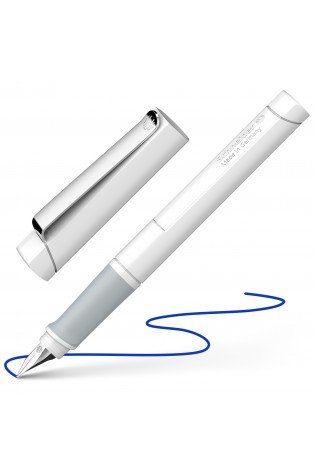 Plunksnakotis Base M iridium baltas