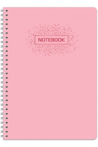 Knyga su spirale A5 150lap 70g lang HARD PASTEL