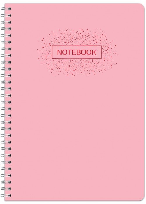 Knyga su spirale A4 200lap 70g lang HARD PASTEL