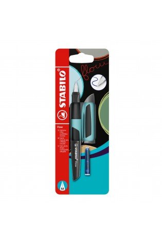 Plunksnakotis FLOW nib M iridium melsvas bls