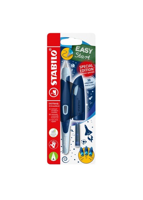 Plunksnakotis EASYbirdy 3D DreamWorld R nib A mėlynas bls