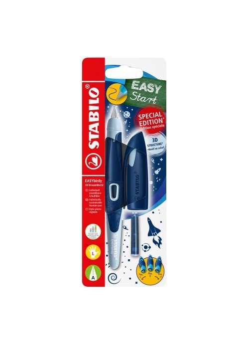 Plunksnakotis EASYbirdy 3D DreamWorld L nib A mėlynas bls