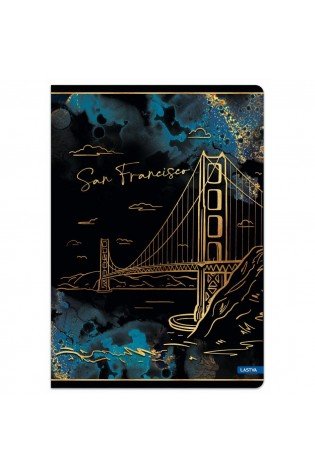 Sąsiuvinis(platus) A5 32lap 80g lang GOLD CITY