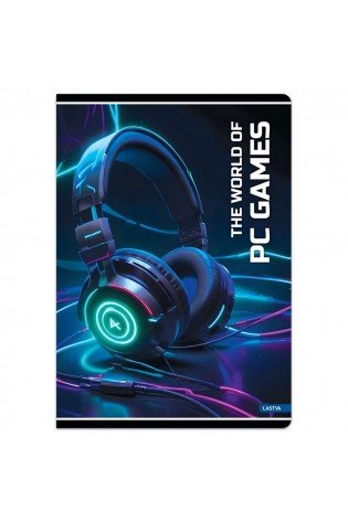 Sąsiuvinis(platus) A5 32lap 80g linija PC GAMES