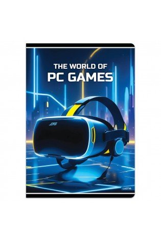 Sąsiuvinis(platus) A5 32lap 80g linija PC GAMES