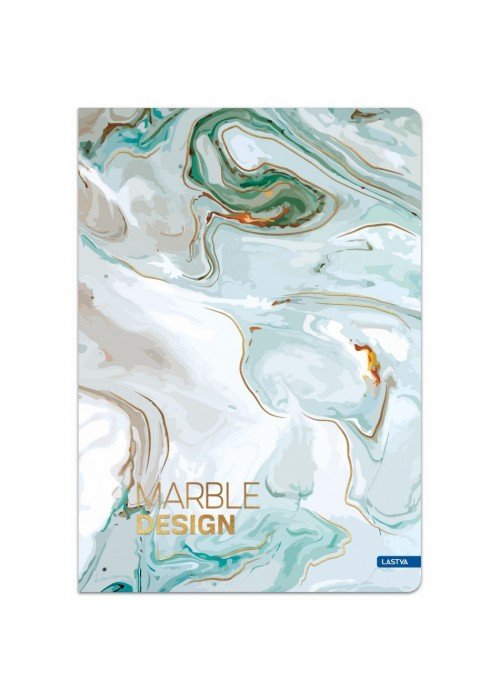 Sąsiuvinis(platus) A5 60lap 80g lang MARBLE