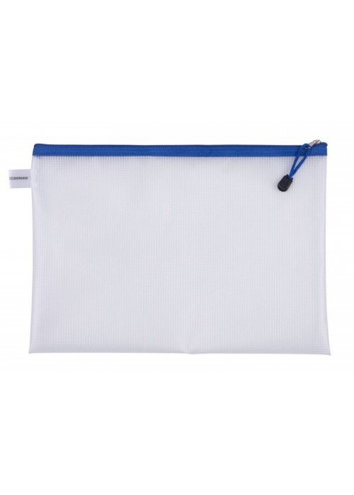 Zip aplankas-vokelis su užtrauktuku A4 mėlynas