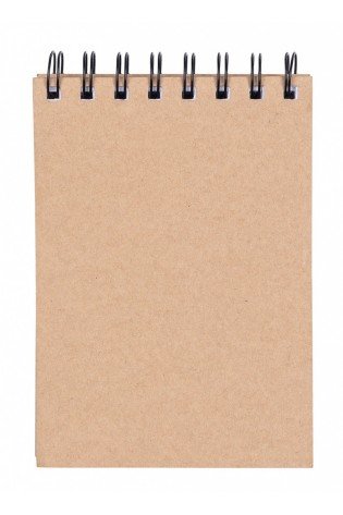 Bloknotas su spirale A6 80lap, 80g, lang Ofp