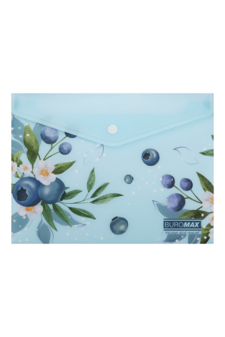 Aplankas-vokelis su spaustuku A5 ARABESKI su uogomis