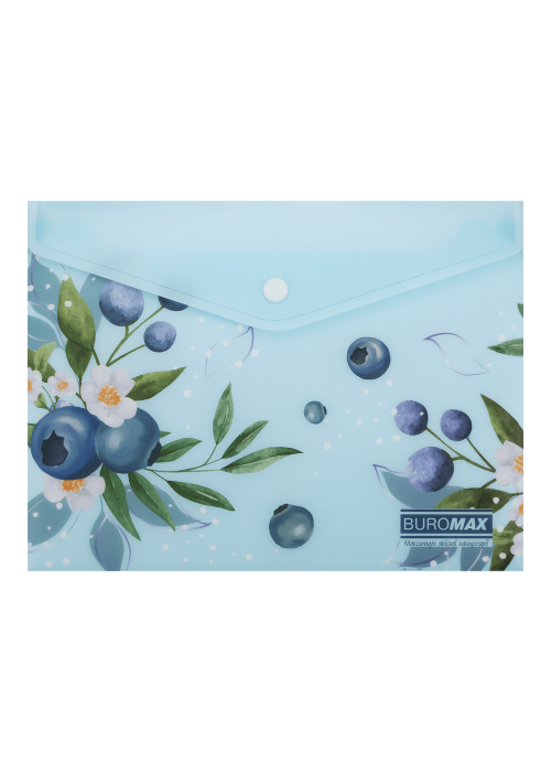 Aplankas-vokelis su spaustuku A5 ARABESKI su uogomis