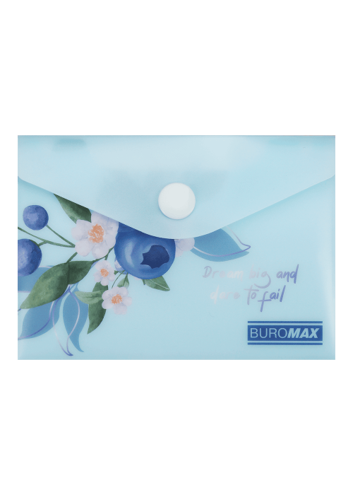 Aplankas-vokelis su spaustuku A7 ARABESKI su uogomis