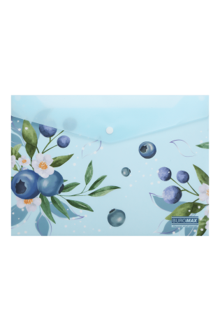 Aplankas-vokelis su spaustuku A4 ARABESKI su uogomis