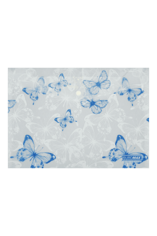 Aplankas-vokelis su spaustuku A4 ARABESKI su drugeliais