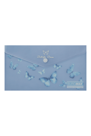 Aplankas-vokelis su spaustuku DL ARABESKI su drugeliais