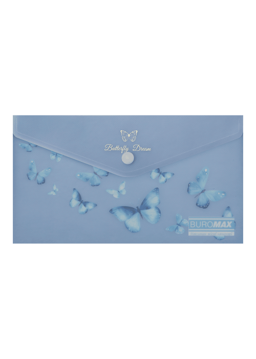 Aplankas-vokelis su spaustuku DL ARABESKI su drugeliais