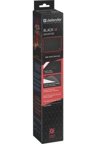 Pelės padas MP-BLACK-M Defender 50560, 36x27cm