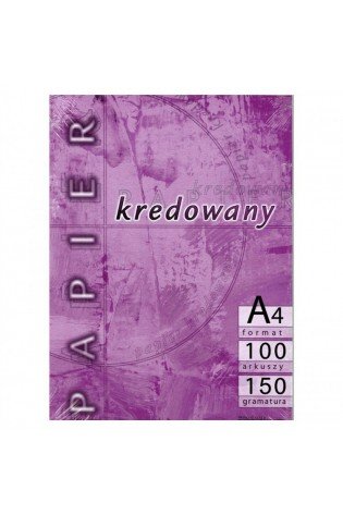 Baltas kreidinis popierius A4/ 150g 100l