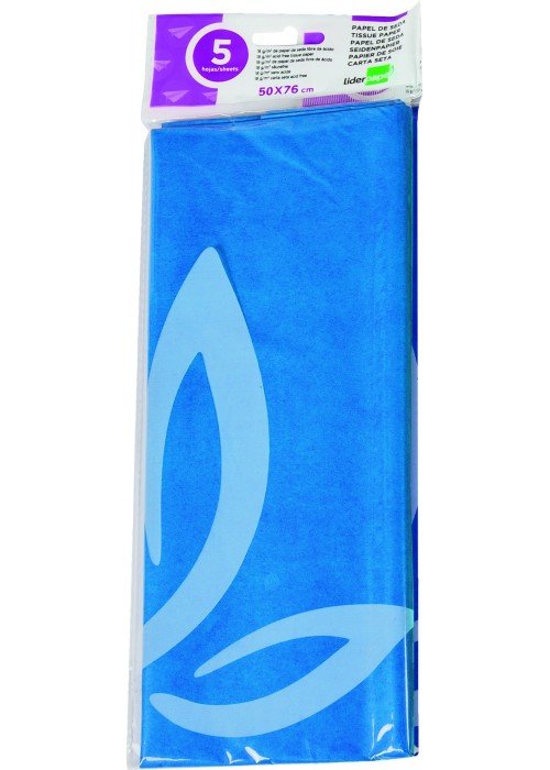 Popierius šilkin.18g,52x76,5lap.,BLUE