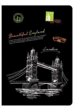 Knyga A4 96lap 70g linija METROPOLIS