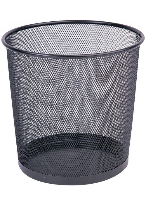 Metalinė šiukšlių dėžė 12l juoda