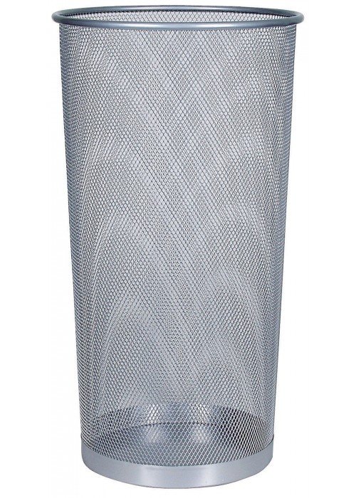 Metalinis krepšys skėčiams 500x265mm sidabrinis