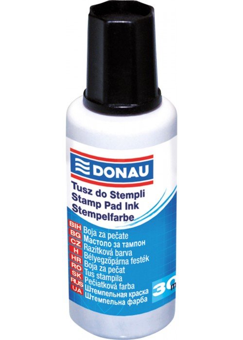 Tušas antspaudams 30ml juodas