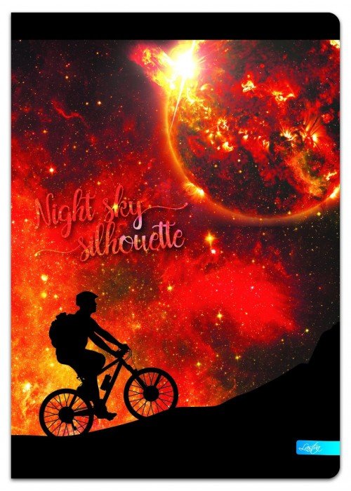 Sąsiuvinis A5 96lap 70g linija NIGHT SKY