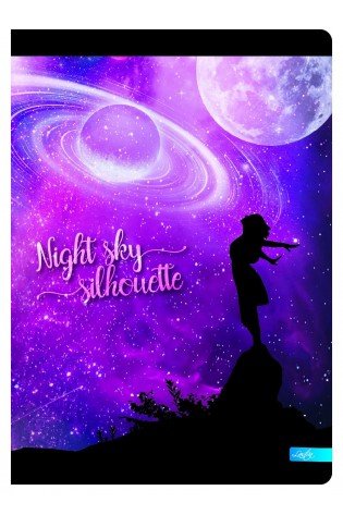 Sąsiuvinis A5 96lap 70g linija NIGHT SKY