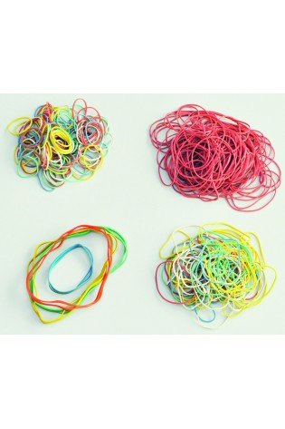 Gumytės 100g, 50mm, raudonos