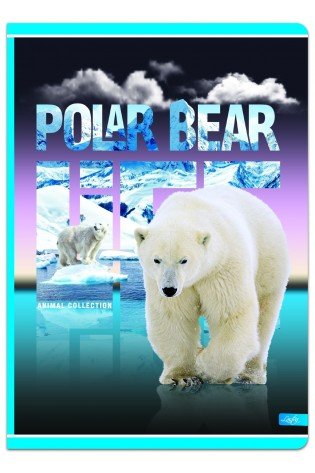 Knyga A4 96lap 70g linija ANIMALplanet