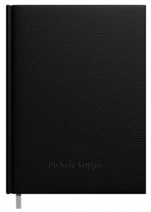 Mokslo knyga 14x19cm juoda