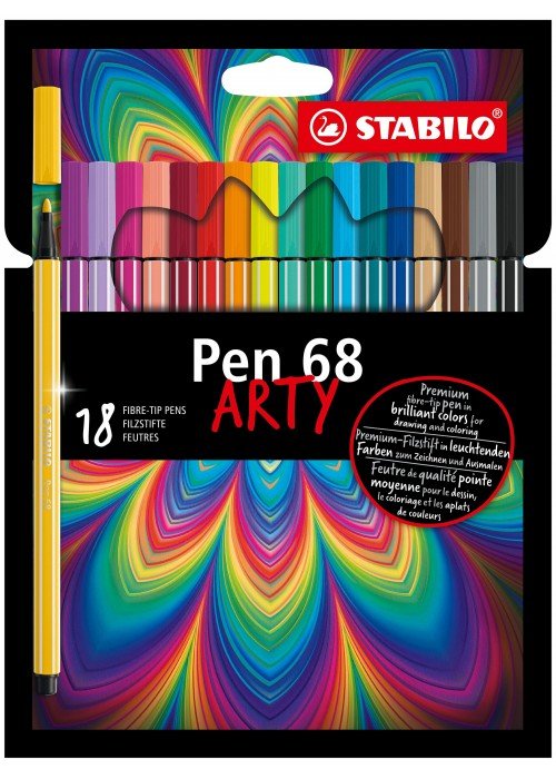 Flomasteriai PEN 68 ARTY 18sp.