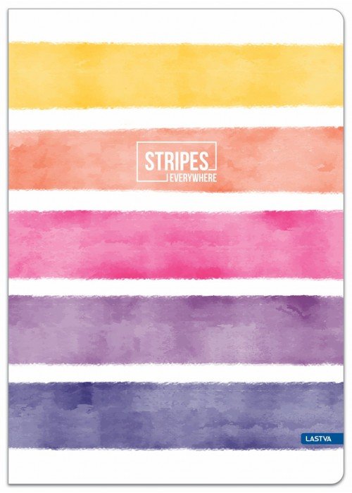 Knyga A5 96lap 70g lang STRIPES