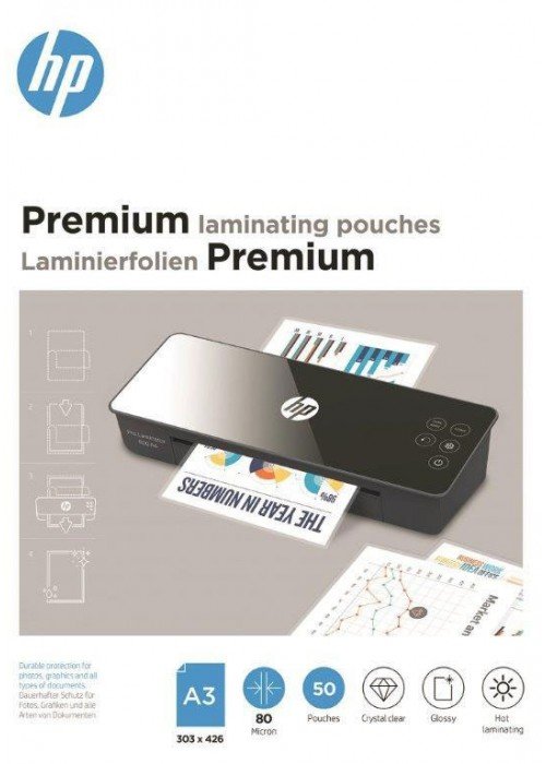 Laminavimo vokelis HP Premium A3 80mic 50vnt