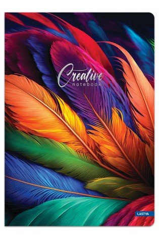 Sąsiuvinis A4 96lap 70g lang CREATIVE