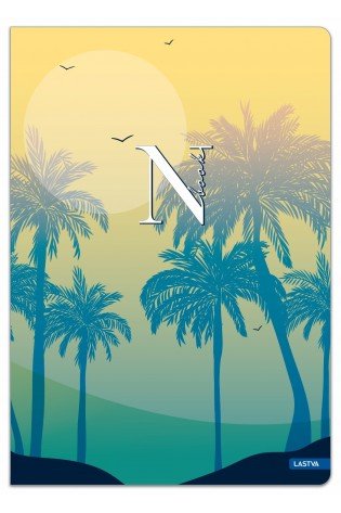 Sąsiuvinis A5 96lap 70g linija TROPICAL