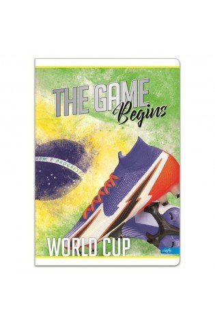 Sąsiuvinis A4 52l 80g linija FOOTBALL