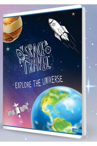 Sąsiuvinis A5 52l 80g linija SPACE