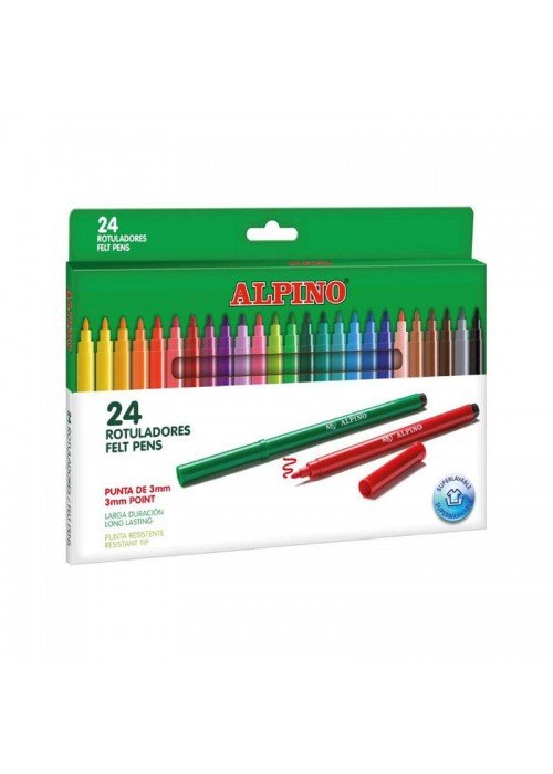 Flomasteriai ALPINO 24sp