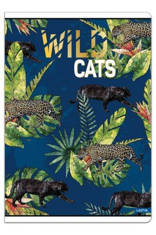 Sąsiuvinis A5 52lap 80g lang WILD CATS