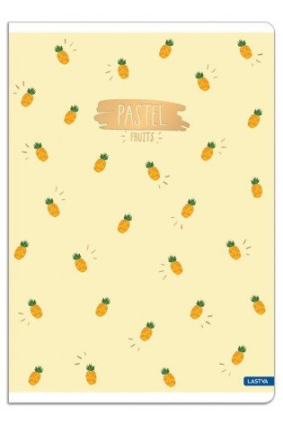 Sąsiuvinis A4 52lap 80g lang PASTEL FRUITS